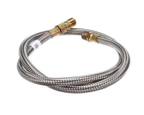 Manguera flexible trenzada para agua 1/2" x 58" Hobart